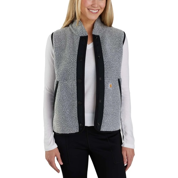 Carhartt Jackets & Blazers - Carhartt Charcoal Fleece Vest